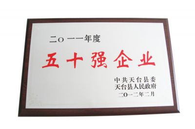 五十強(qiáng)企業(yè)